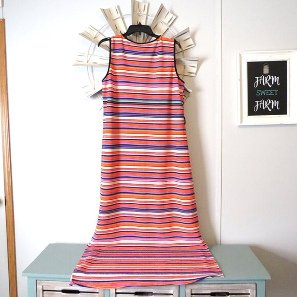 NWT Fox & Royal Trendy Plus Size Striped‎ Maxi Dress Size 1X - Picture 8 of 9
